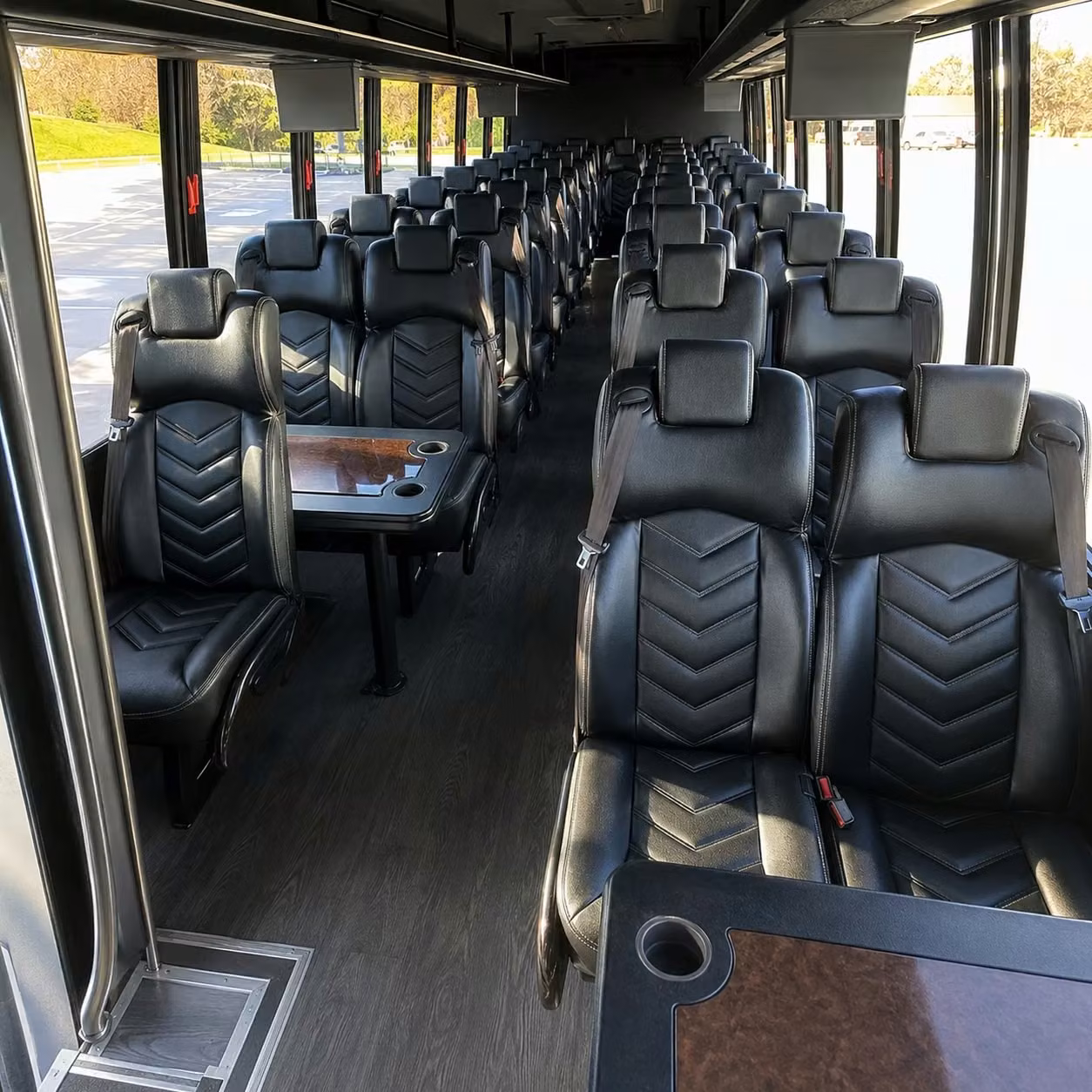 28 passenger minibus inside