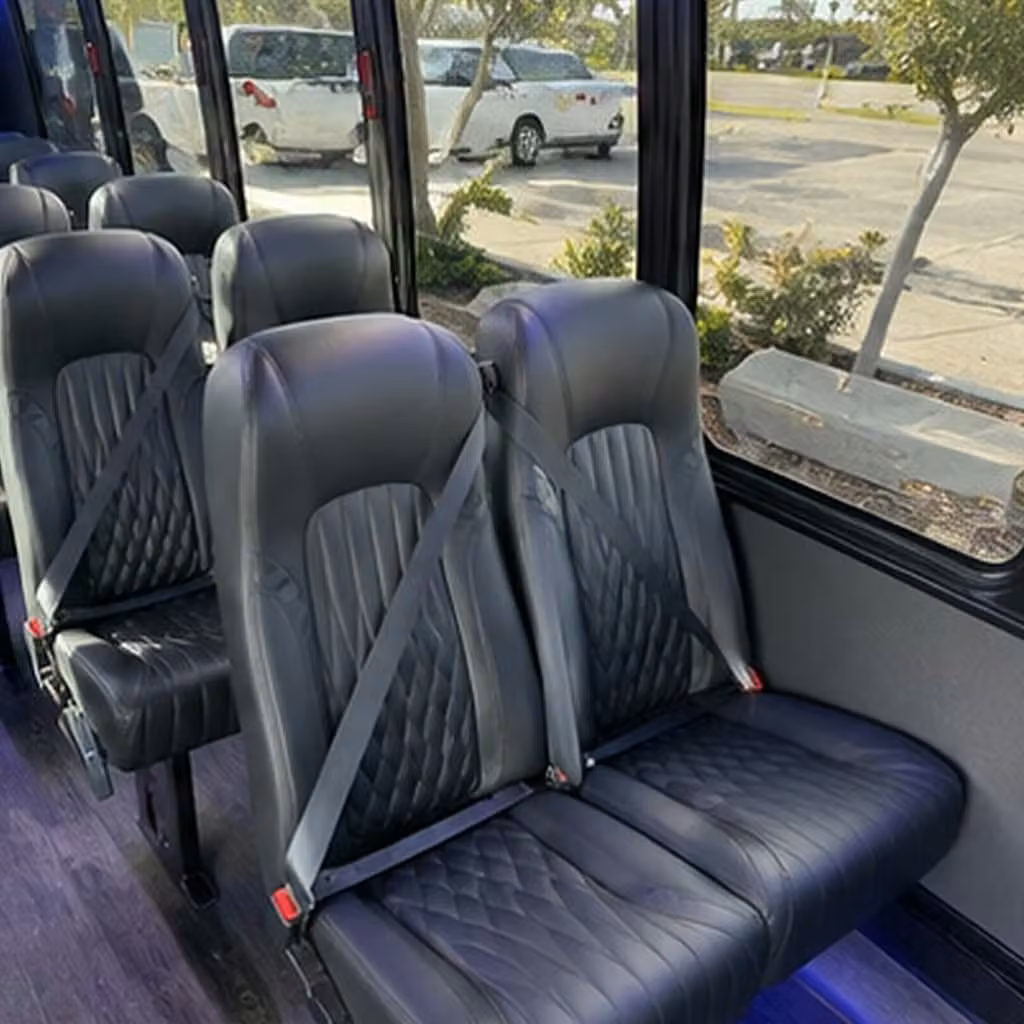 30 passenger minibus interior