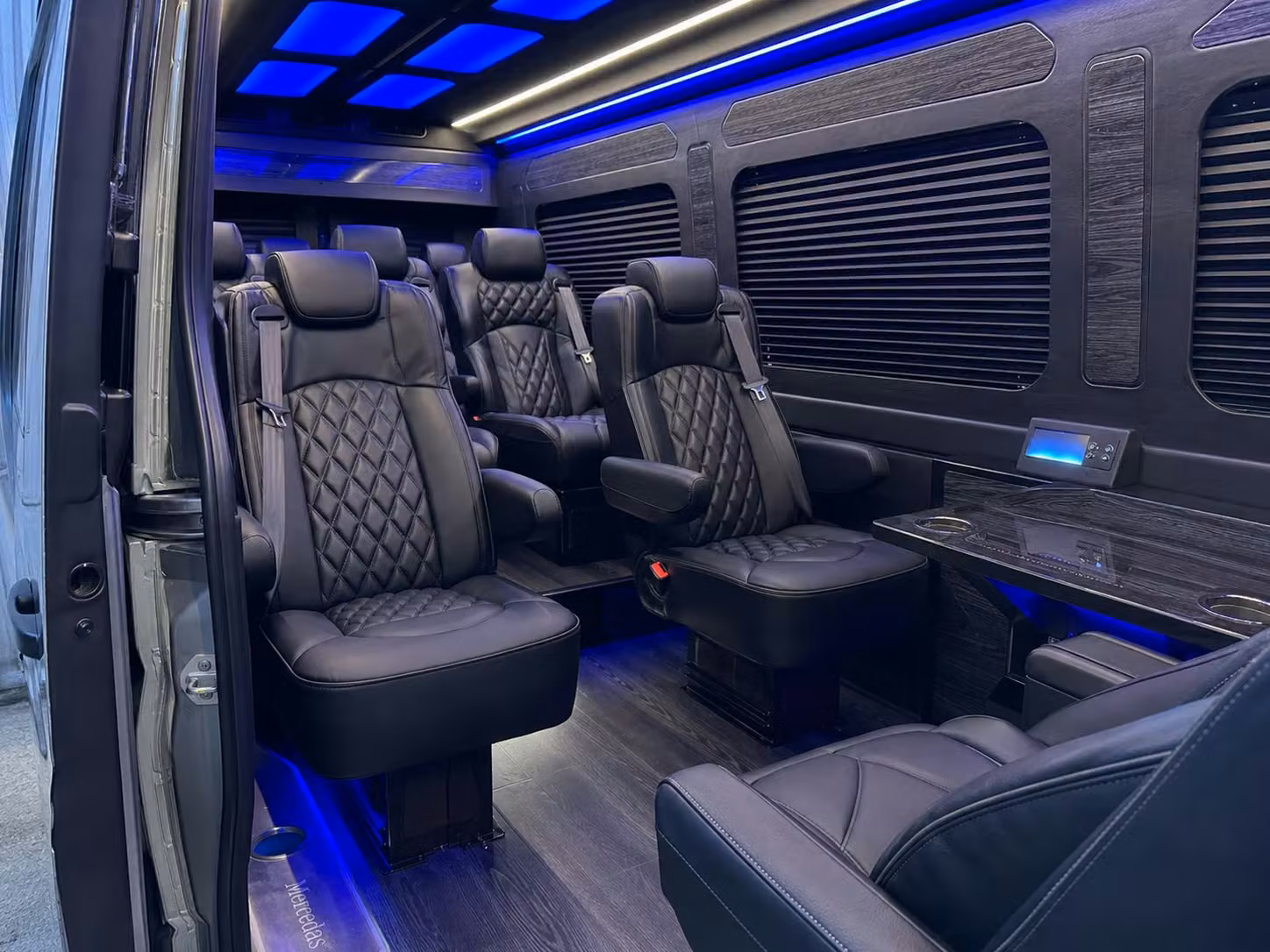 sprinter van transportation for groups and events across thornton